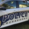 Un véhicule de patrouille du Service de police de Sherbrooke.