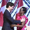 Justin Trudeau et la députée Celina Caesar-Chavannes