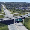 L'échangeur Darche, situé sur la rue King Ouest, à Sherbrooke.
