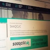 Une page du site Internet de la SAAQ annonçant la mise en service du portail SAAQclic.