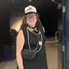 Geneviève Crépeau à l'entrée de la Salle Dottori.