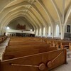 Intérieur d'une église à Maniwaki. 