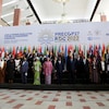 Photo de groupe des participants à la pré-COP27. 