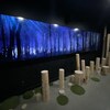 Le corridor avec une animation 3D du Refuge Pageau.