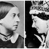 Les reines Victoria et Élisabeth II