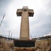 La croix honorant les soldats de Bladensburg morts lors de la Grande Guerre.