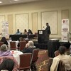Lors d'une rencontre à Edmonton sur revitalisation de la langue crie.