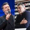 Roch Voisine et Michel Jean.