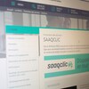 Un écran d'ordinateur avec la page de la Société de l'assurance automobile du Québec ouverte.
