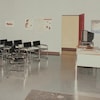 Salle de cours prénataux dans un CLSC.