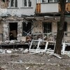 Un bâtiment détruit à Sievierodonetsk