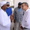 Volker Perthes (D), émissaire de l'ONU pour le Soudan et Chef de la Mission intégrée d'assistance à la transition des Nations Unies au Soudan. 