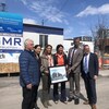 De gauche à droite : François Roy, Suzanne Tremblay, France-Élaine Duranceau, France Bélisle, Greg Fergus et Daniel Champagne.
