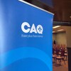 Une affiche de la CAQ.