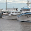 Des bateaux de homard amarrés au quai de Tabusintac.