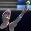 Eugenie Bouchard lors d'un tournoi en Australie.