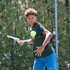 Le champion canadien de tennis chez les moins de 18 ans, Gabriel Diallo, 