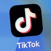 Le logo de l'application TikTok sur l'écran d'un téléphone intelligent.