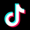 Une image montrant le logo de TikTok, une note de musique blanche aux rebords bleu d'un côté et rouge de l'autre.