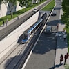 Esquisse du futur tramway