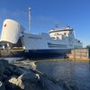 Le traversier prêt pour l'embarquement.