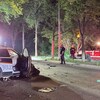 Le lieux de l'accident.