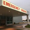 L'entrée du service d'urgence d'un hôpital.
