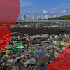 Une montagne de déchets de plastique