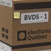 Une boîte de scrutin d'Élections Québec
