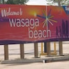 L'enseigne de Wasaga Beach.