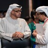 Mohammed ben Zayed al Nahyan et Mansour ben Zayed al Nahyan en réunion au sommet du G20.