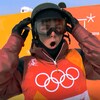L'athlète canadien de slopestyle Evan Mceachran après une descente aux Jeux de Peyongchang.