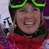 La skieuse canadienne Justine Dufour-Lapointe souriante.