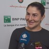Bianca Andreescu répond aux questions d'Alexandre Gascon.
