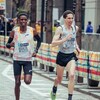 Cameron Levins au marathon de Tokyo en 2023.