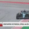 Lance Stroll négocie la sortie d'un virage lors du Grand Prix de Barcelone.