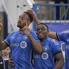 Des joueurs de soccer