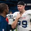 Mathieu Betts à l'entraînement pour le East-West Shrine Game
