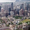 Une vue panoramique de la ville de Montréal