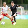 Des joueuses de soccer en action