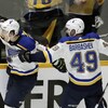 Vladimir Tarasenko (à gauche) et Ivan Barbashev