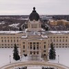 L'e Palais législatif de la Saskatchewan.