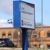 L’extérieur de l’École Madeleine-Bergeron