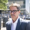 André Boisclair à son arrivée au palais de justice de Montréal en juin 2022.