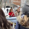 Plateau de tournage de l'émission Today NBC Hoda & Jenna à Québec