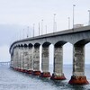 Le pont de la Confédération à l'Île-du-Prince-Édouard en janvier 2021.