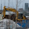 Les décombres de l'usine d'Eastway Tank à Ottawa.