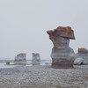 Les monolithes de l'île Quarry dans la réserve de parc national de l'Archipel-de-Mingan
