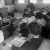 Une salle de classe d'une école de rang en 1963