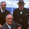 Le président américain Franklin D. Roosevelt, le gouverneur général du Canada le comte d'Athlone, les premiers ministres britannique et canadien Winston Churchill et William Lyon Mackenzie King lors de la conférence de Québec
